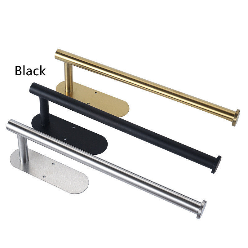 Perforation-free Kitchen Cabinet Paper Towel Rod