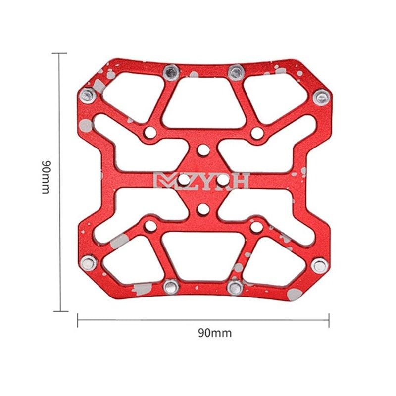 1 Pair Aluminum Alloy Bicycle Clipless Pedal Platform Adapters For Bike Pedals Mountain Road Bike Accessories Universal Clipless Alloy Platform Adapters Cleats Pedal