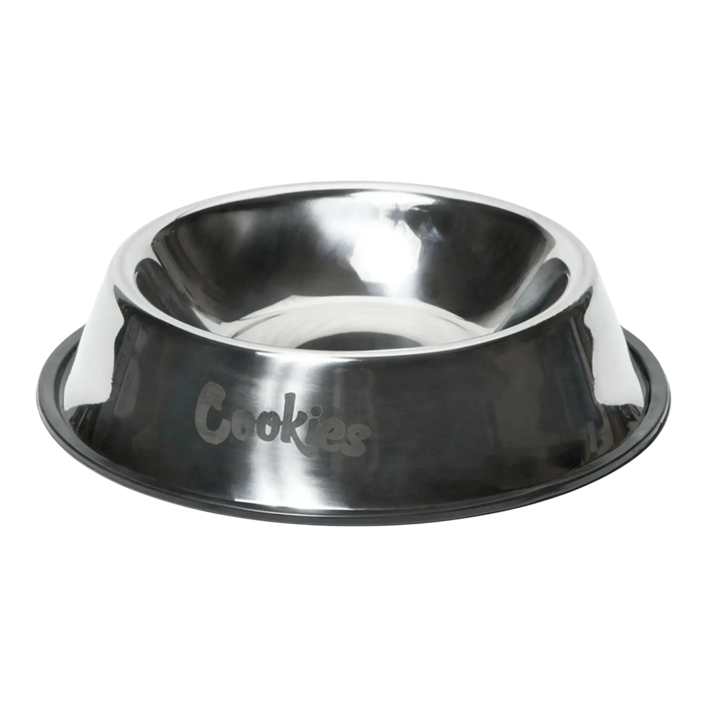 Cookies Original Logo Dog Bowl Silver