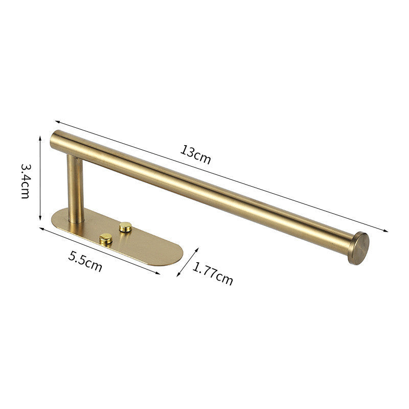 Perforation-free Kitchen Cabinet Paper Towel Rod