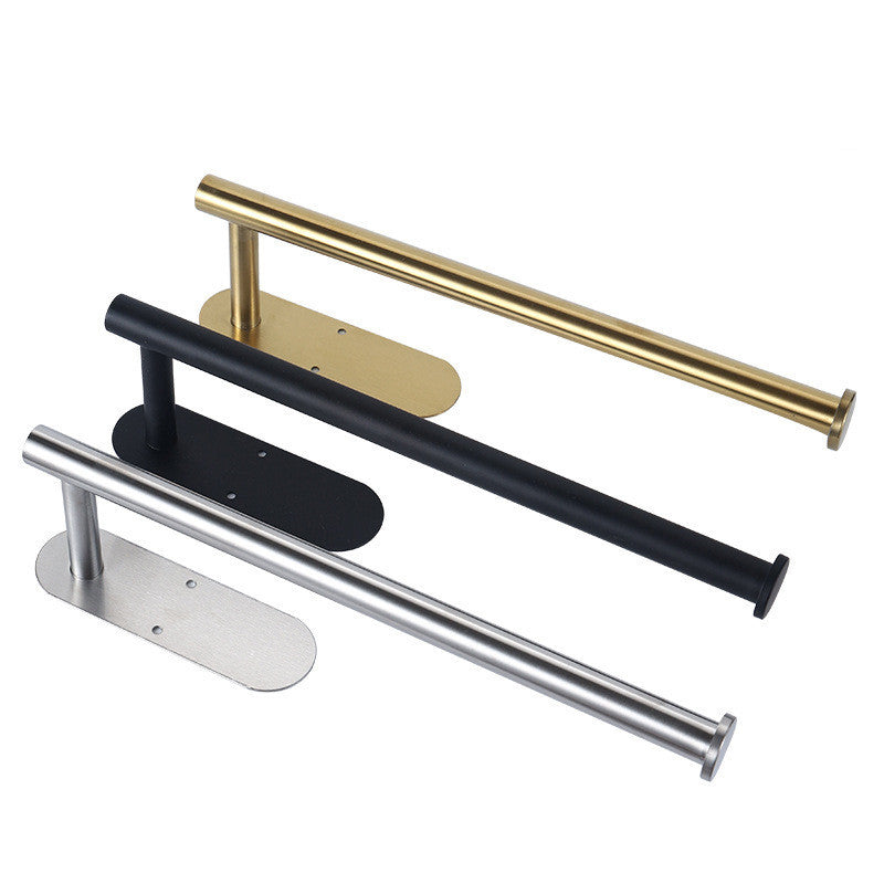 Perforation-free Kitchen Cabinet Paper Towel Rod