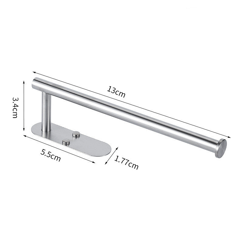 Perforation-free Kitchen Cabinet Paper Towel Rod