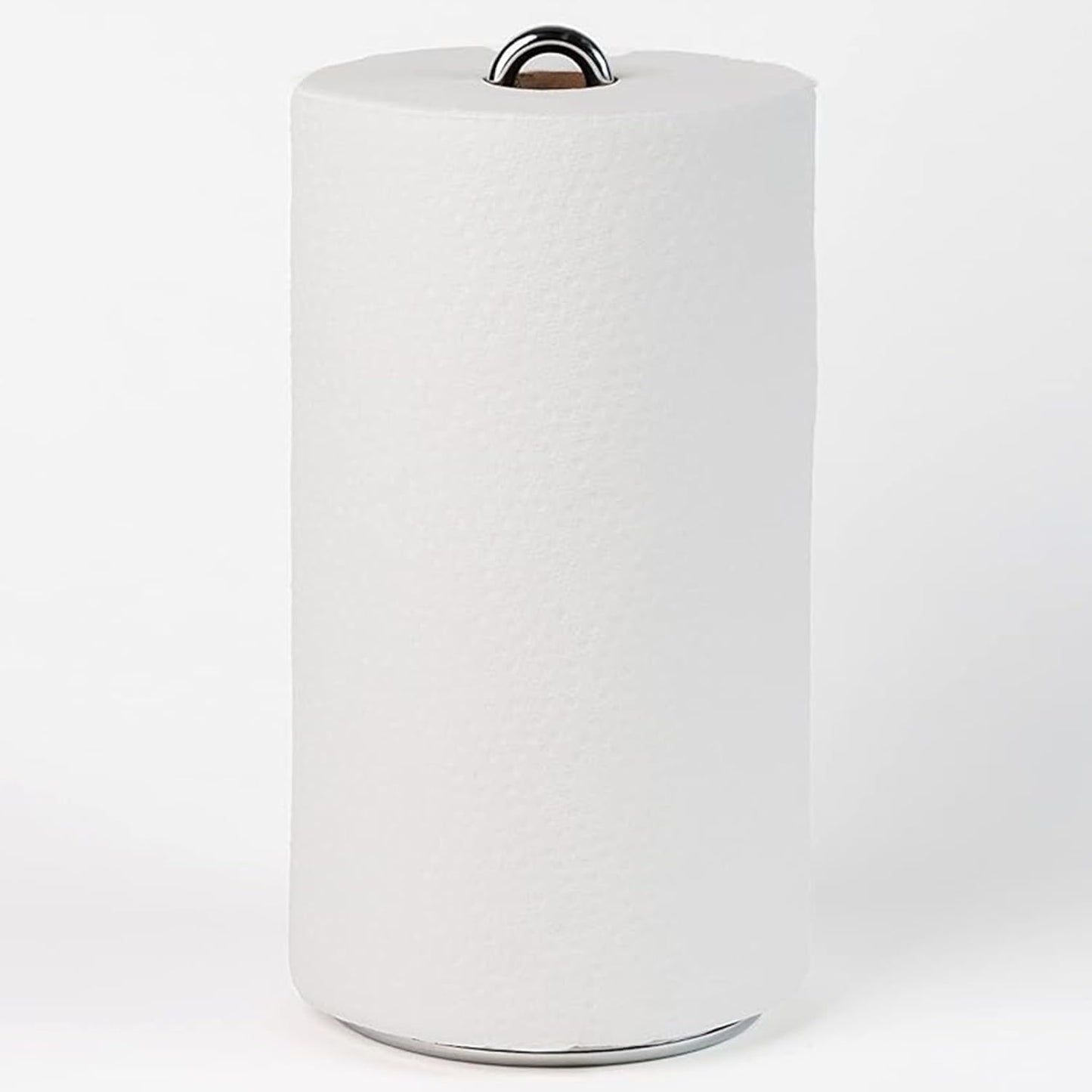 FitWell Paper Towel Holder for Kitchen Countertops, Bars & Dining Tables Steel Paper Towel Stand, Fits Standard & Jumbo Rolls, 1 Count