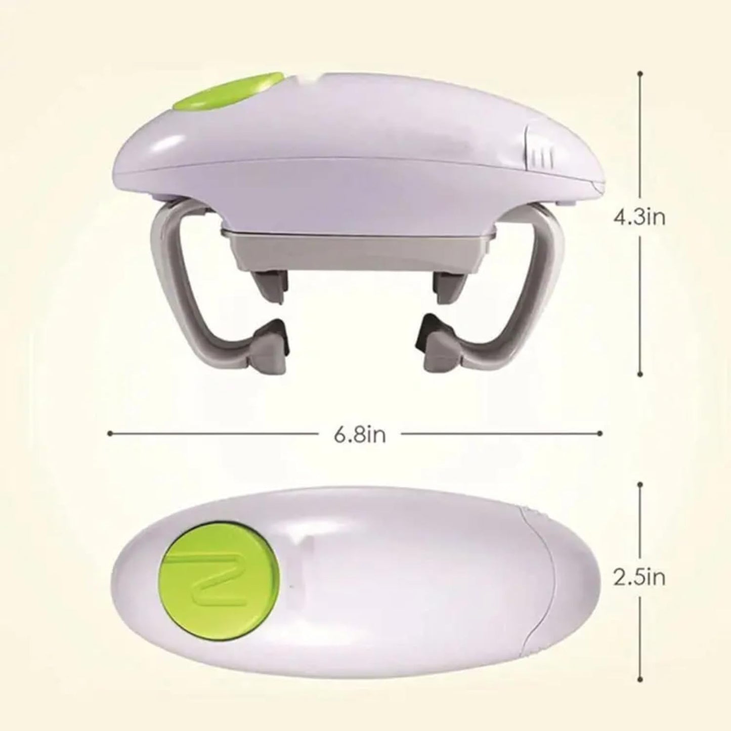 Electric Jar Opener – Hands-Free, Automatic One-Touch Jar Opener for Weak Hands & Seniors with Arthritis – Effortless Lid Remover for Wide & Small Jars – Battery Operated Kitchen Gadget.