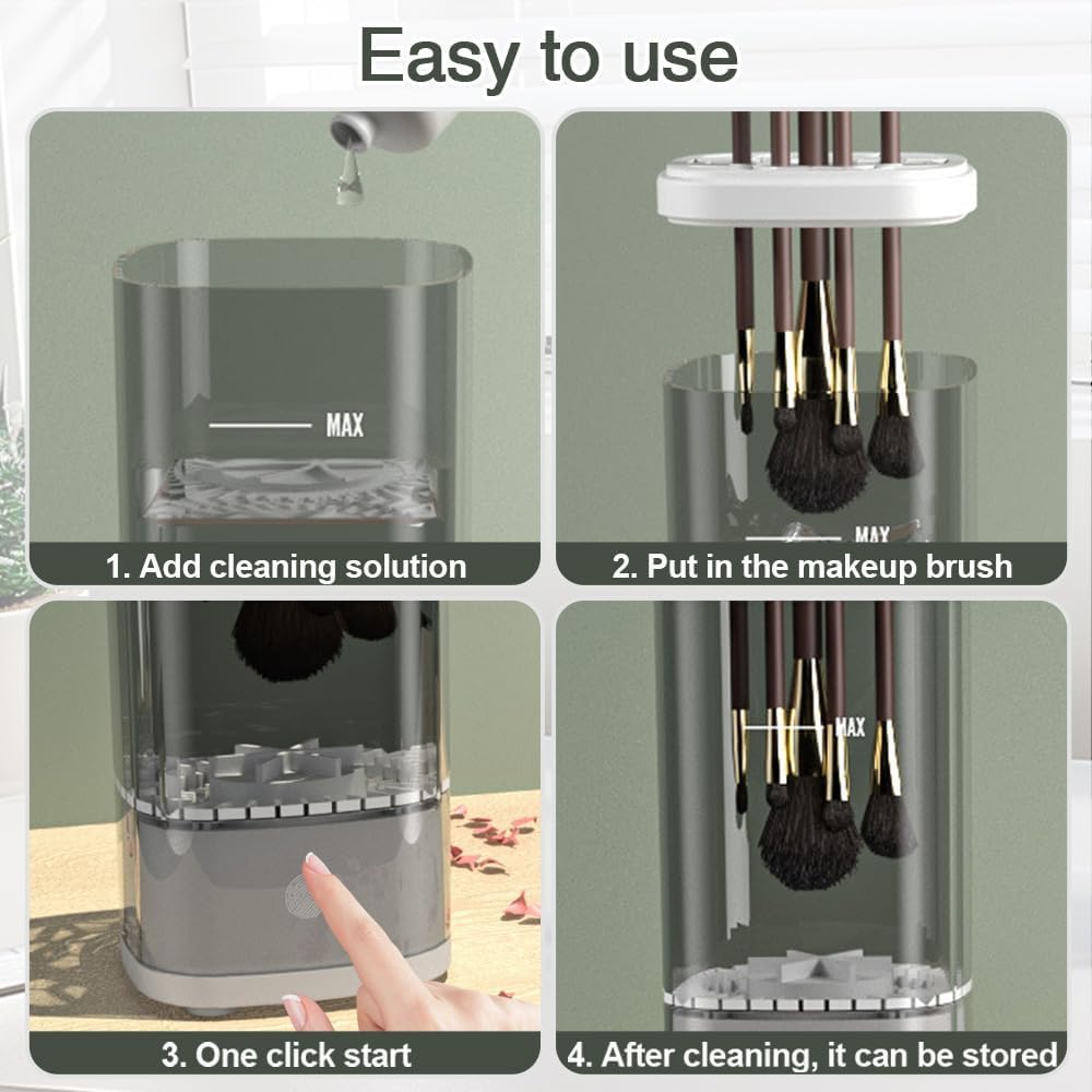 Automatic Makeup Brush Cleaner Machine