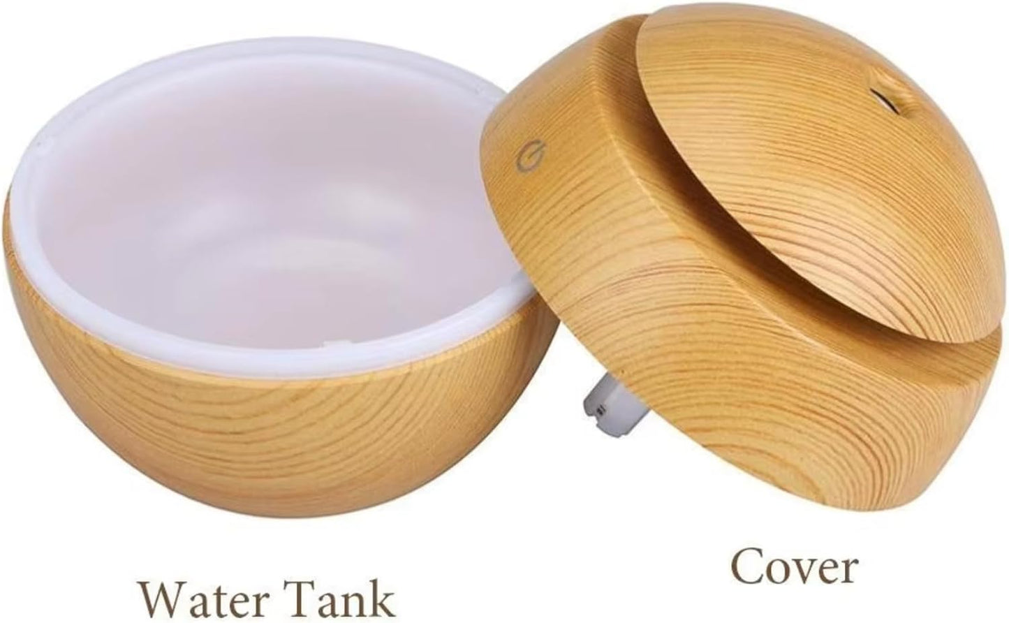 7 Colour LED Air Diffuser & Humidifier with Aromatic Essential Oil Feature | 130ml Ultrasonic Cool Mist | Auto Shut-Off | Aromatherapy Diffuser for Home, Office, Spa and More