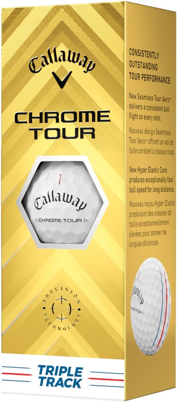 Callaway Chrome Tour Golf Balls, 12-pack