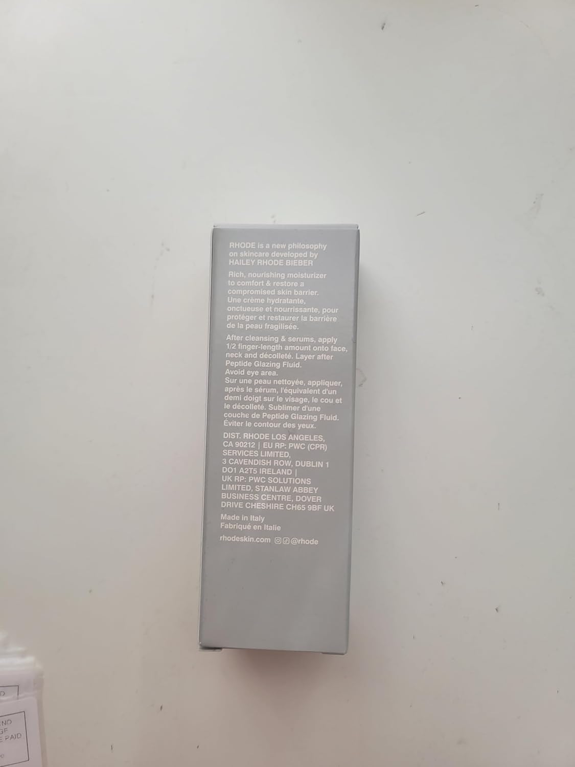 Rhode by Hailey Bieber Barrier Restore Cream 50ml/ 1.7oz., White