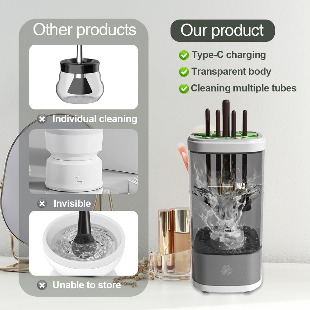Automatic Makeup Brush Cleaner Machine