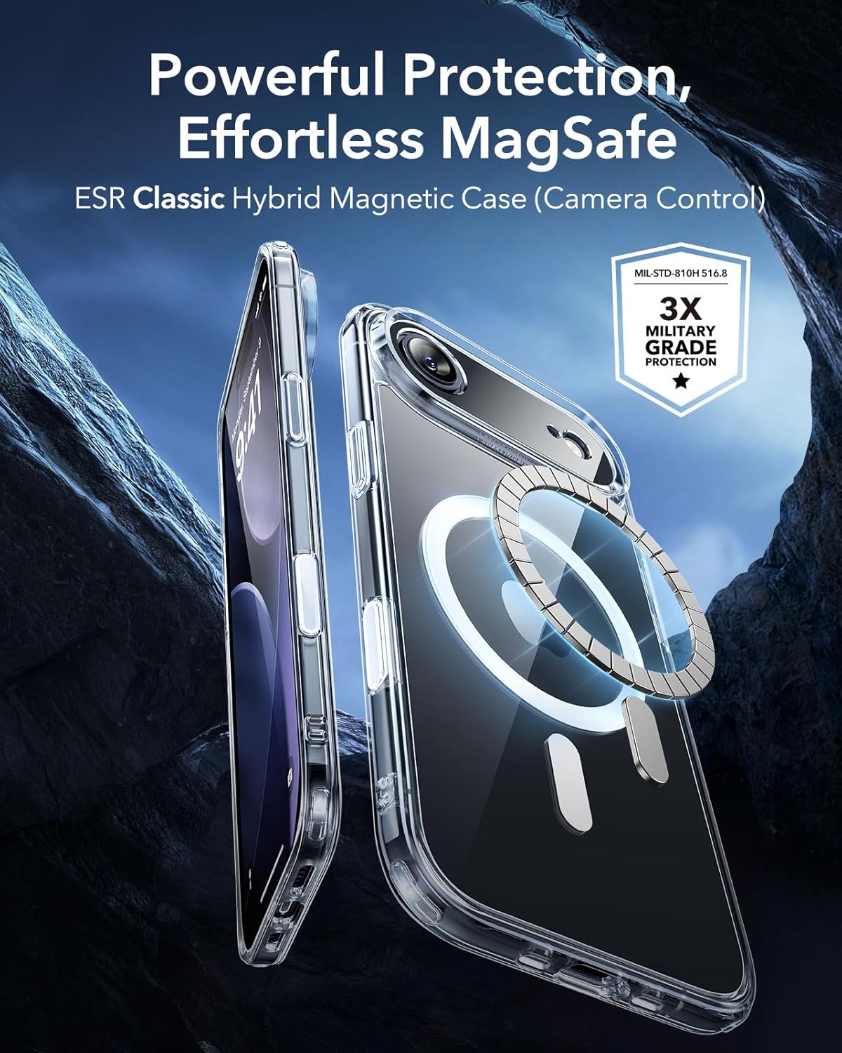 for iPhone 17 Pro Max Case, Camera Control, Compatible with MagSafe, Shockproof Military-Grade Protection, Magnetic Phone Case for iPhone 17 Pro Max