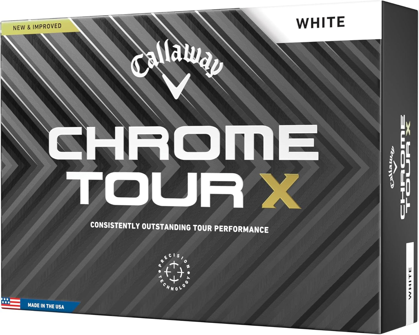 Callaway Chrome Tour X Golf Balls, 12-pack