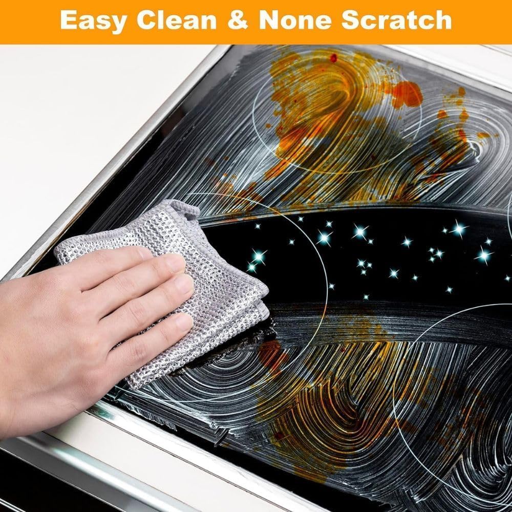 10 Pcs Super Absorbent Kitchen Dishwashing Towels – Quick Dry, Lint-Free, Soft & Durable Microfiber Dish | Cloths for Washing Dishes, Cleaning & Drying