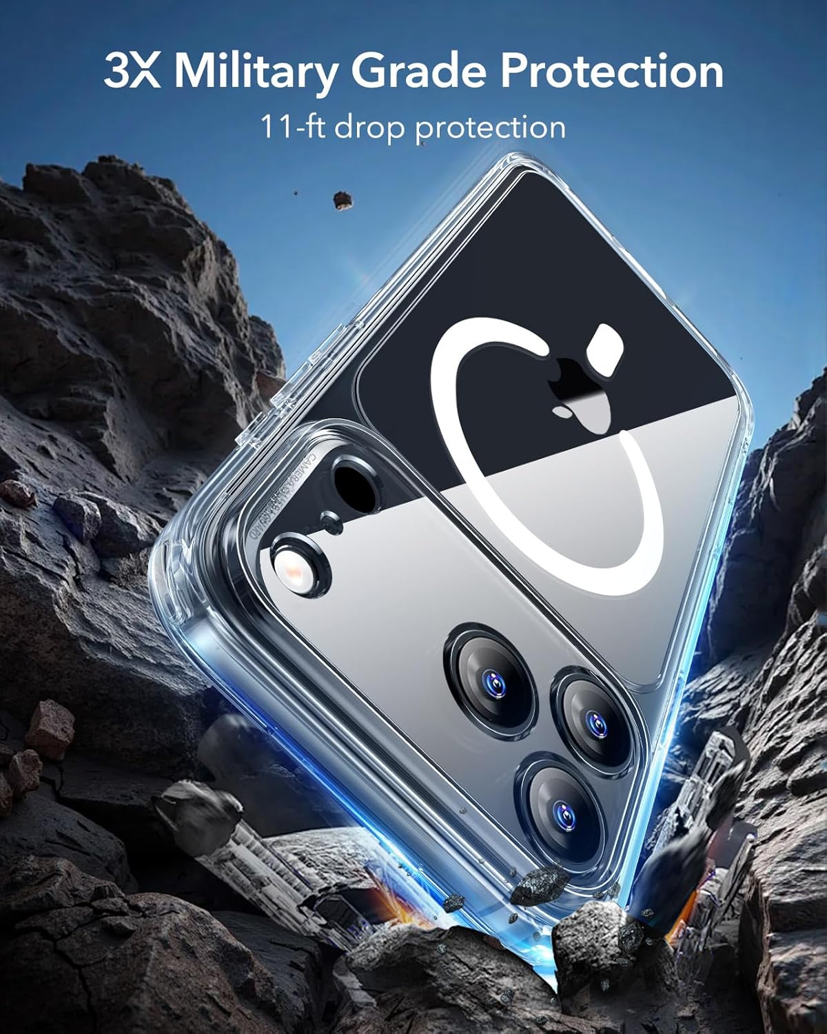 for iPhone 17 Pro Max Case, Camera Control, Compatible with MagSafe, Shockproof Military-Grade Protection, Magnetic Phone Case for iPhone 17 Pro Max
