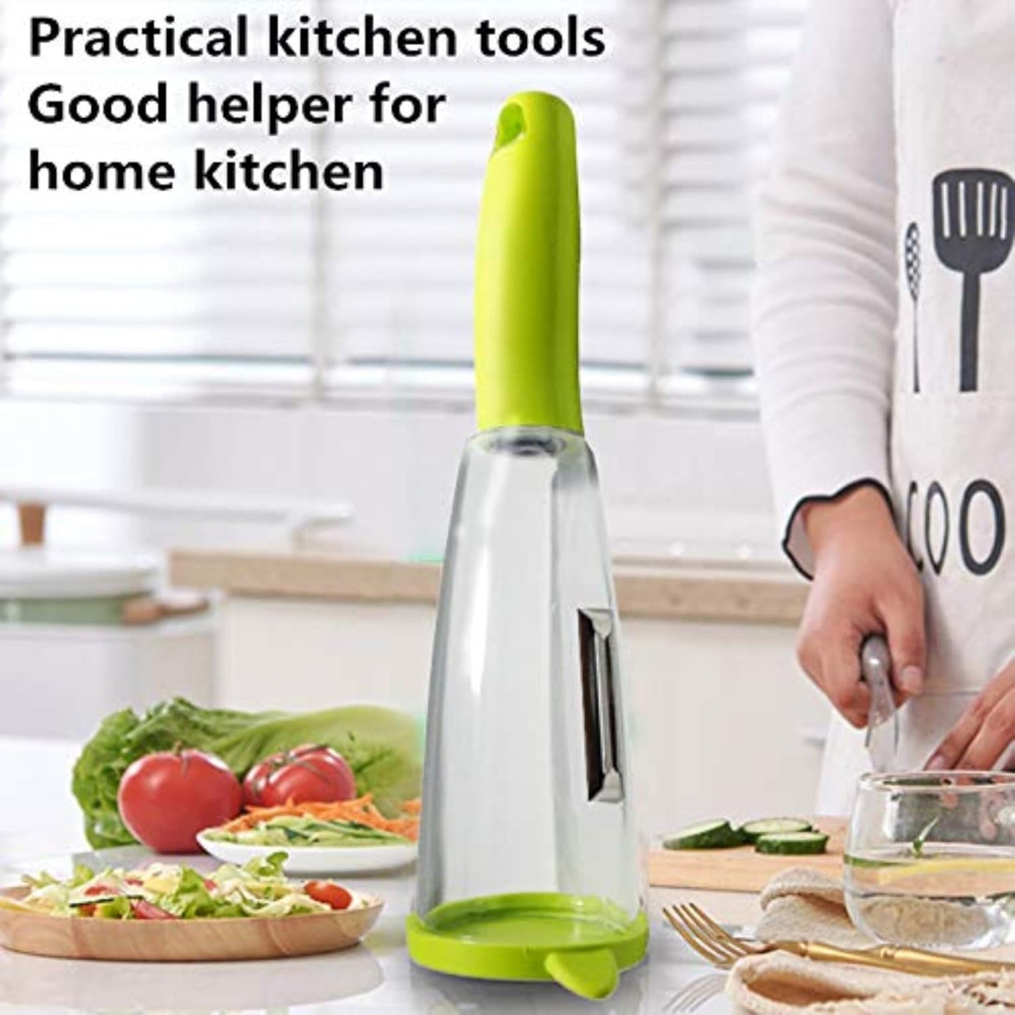 Multifunctional 3-in-1 Vegetable Peeler with Storage Box – Stainless Steel Vegitable & Fruit Peeler – Kitchen Tool for Easy Peeling & Slicing – Peeling Knife for Home & Professional Use.