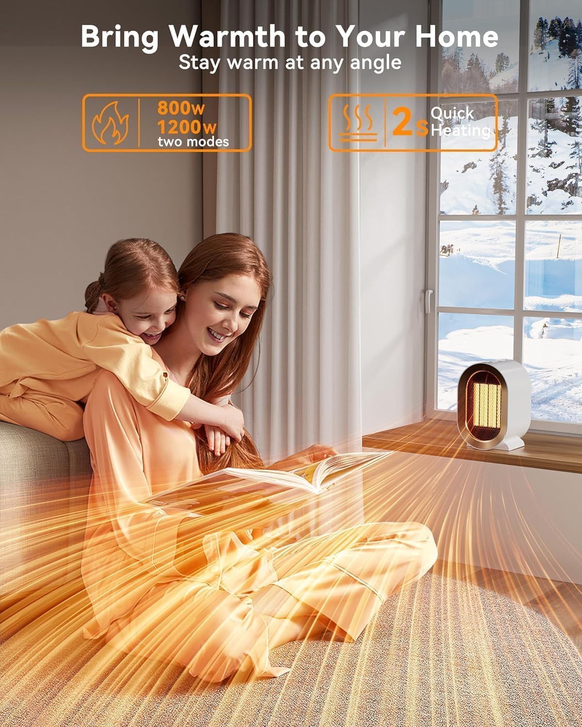 Electric Space Heater for Office,