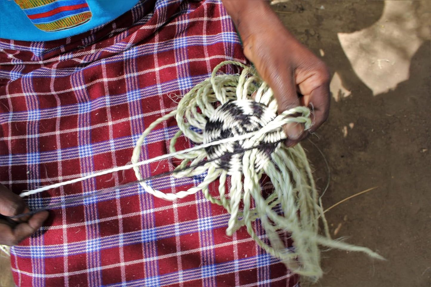 Nourishment Handmade Sisal Straw Basket Tote.