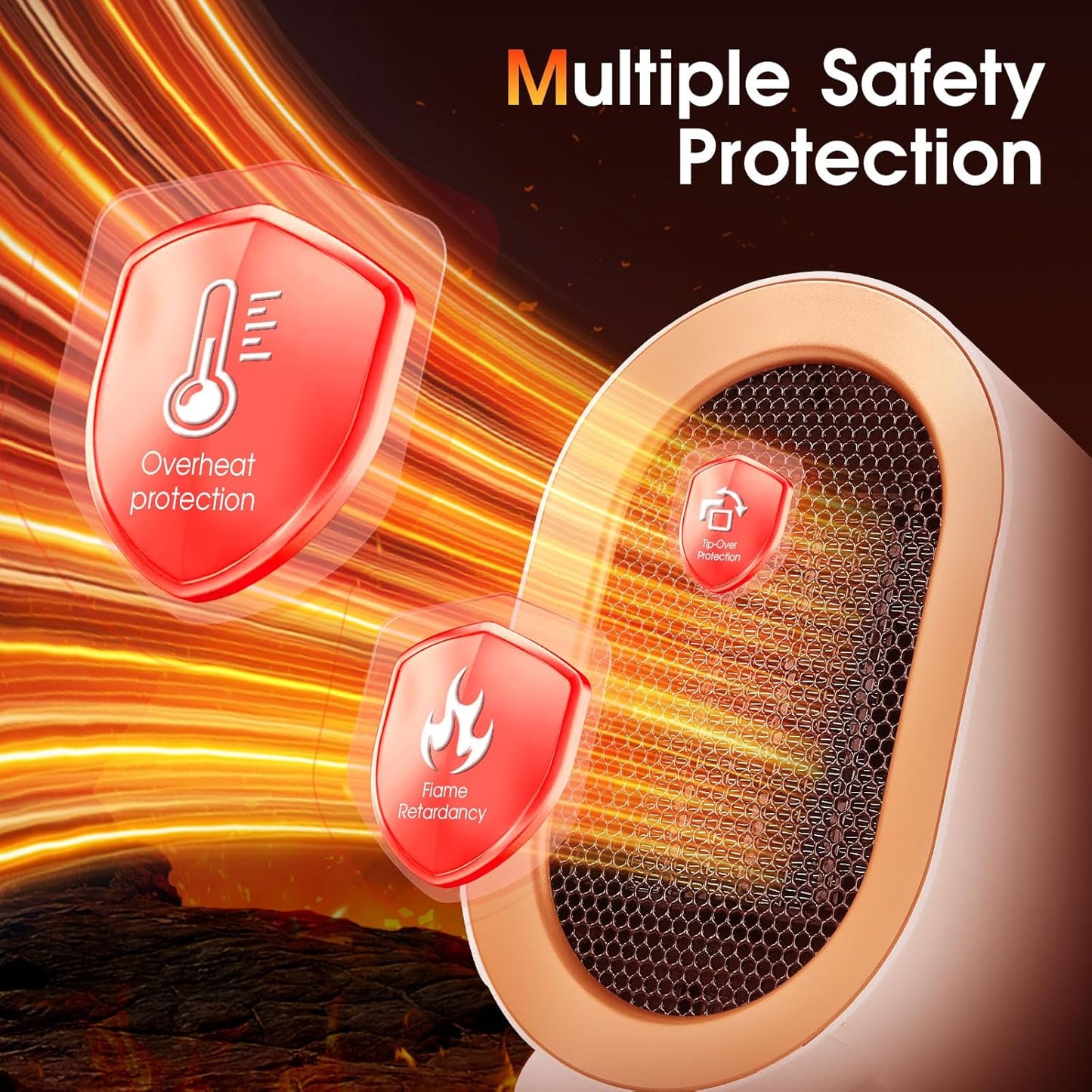 Electric Space Heater for Office,