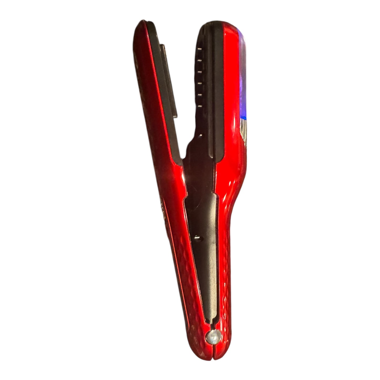 The Original Cordless Split End Hair Trimmer Automatic Rechargeable Home Tool Hair Clipper 2-in-1 for Dry Damaged Splitting Broken Brittle Straight Curly Frizzy Beauty - Red