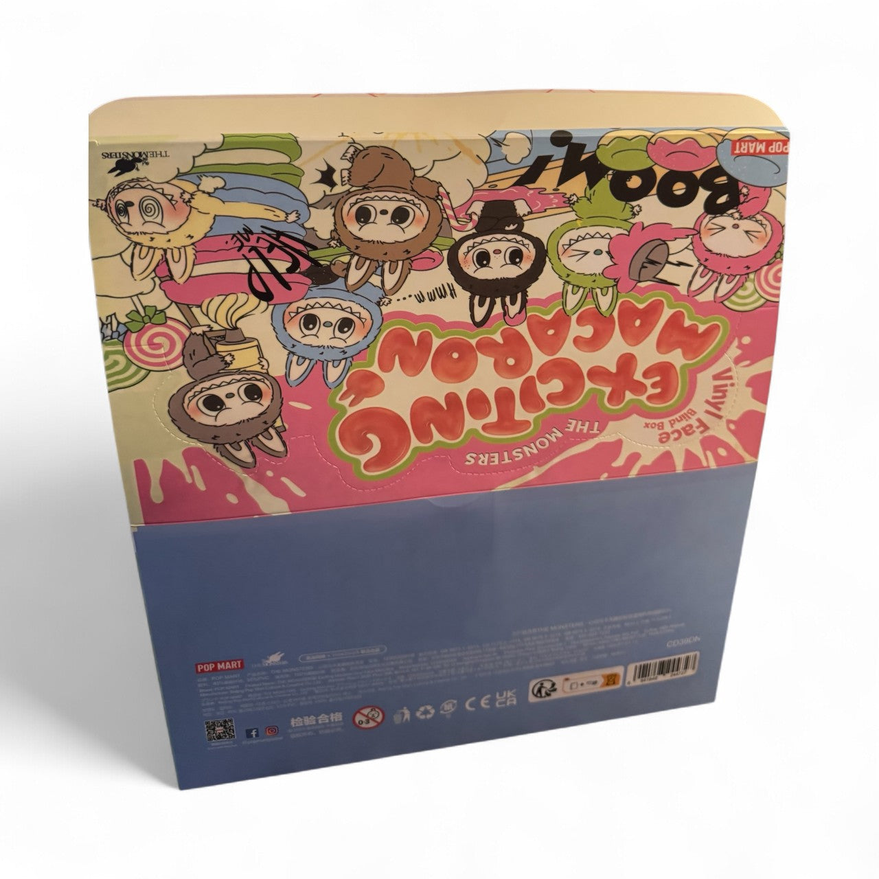 The Monsters - Tasty Macarons Vinyl Face Blind Box, 6PCs The Monsters Blind Box Figures, Random Design Action Figures Collectible Toys Home Decorations, Whole Set 6 IN BOX