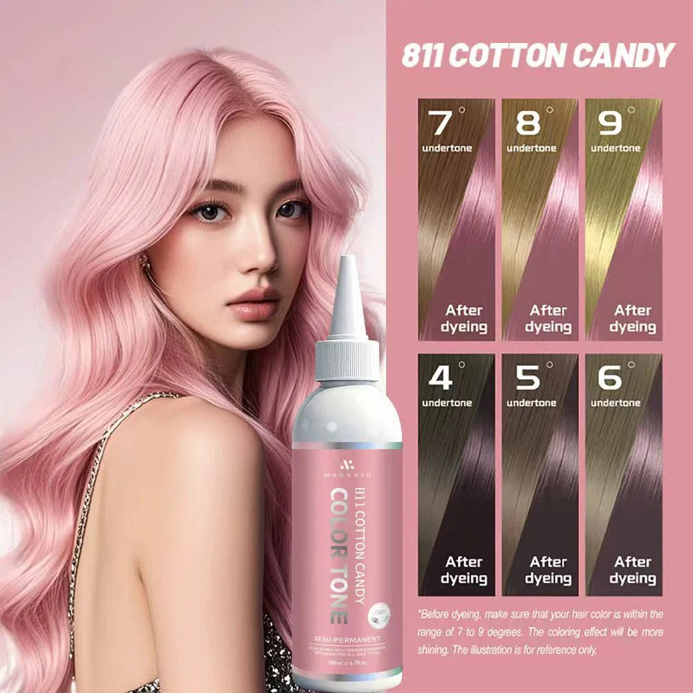 200ml plant-based hair dye, long-lasting color, easy to apply, covers gray hair, repairs damaged hair, and is easy to color.