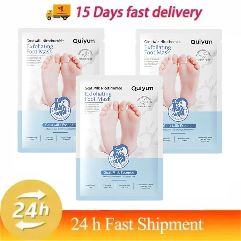 Exfoliating Foot Mask Feet Peeling Mask Spa Socks Smooth Dead Skin Remover Moisturizing Whitening Anti-Cracked Foot Skin Care