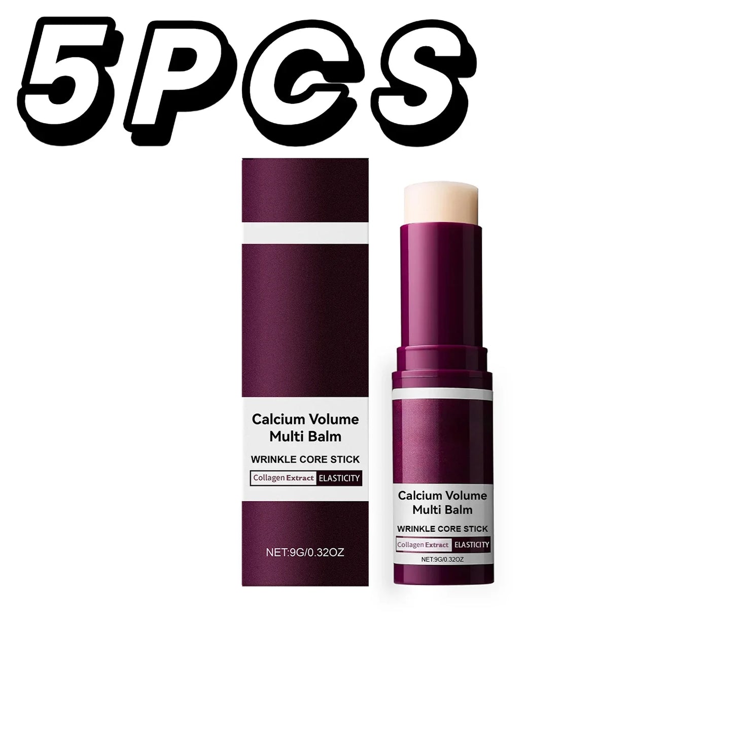 Calcium Volume Multi Balm Hydrating Anti Aging Fade Fine Lines Firming Skin Brightening Nourishing Collagen Moisturing Stick