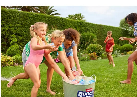 Zuru Bunch O Balloons 400+ Rapid-Fill Self-Tying Recyclable Water Balloons, 12 Stems