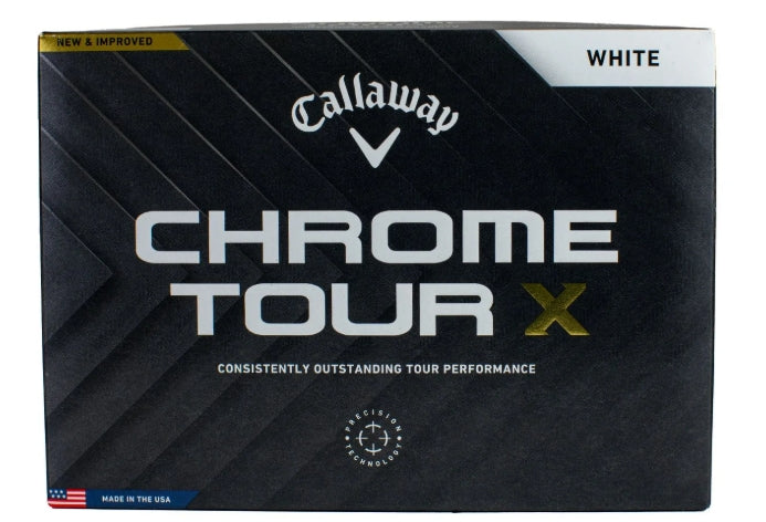 Callaway Chrome Tour X Golf Balls, 12-pack