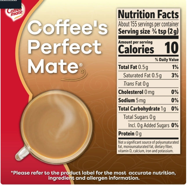 Nestle Coffee mate Original Powdered Coffee Creamer 11 oz., 8 ct.