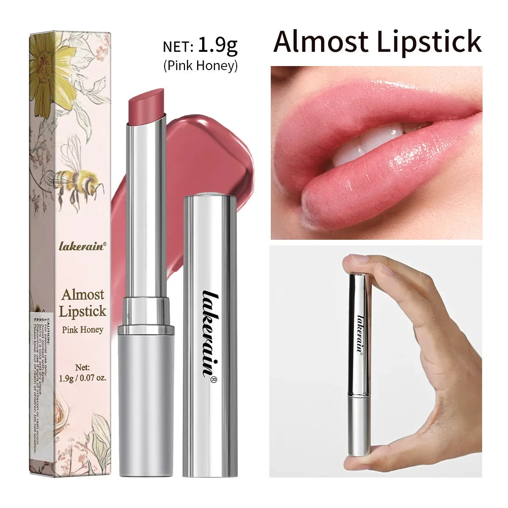 Honey Lipstick Pink Tinted Lip Balm Honey Powerful Lip Repulper Remove Dark Lips Lipbalm Exfoliating for Lips