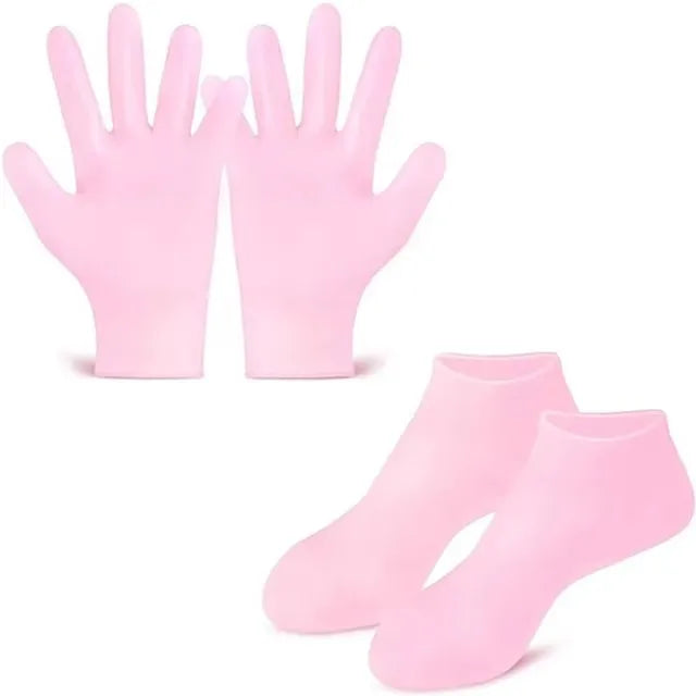 Silicone Exfoliating Socks & Gloves Anti Slip Foot & Hand Spa Mask Hands Peeling Gloves Prevents Dryness Feet/Hand Care Tools