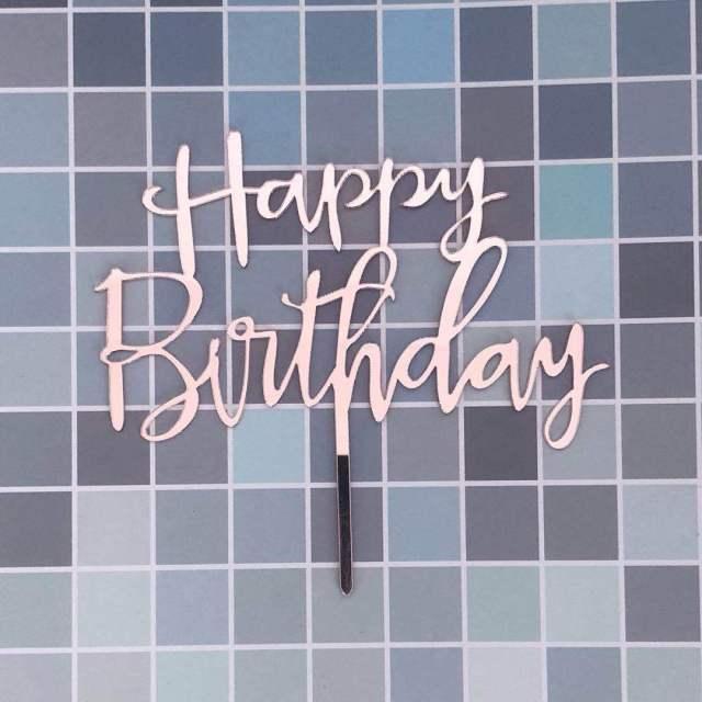 Acrylic One Cake Topper Top Cake One Cake Topper Birthday Cake Topper Double Sided For Anniversaries And Parties Birthday Party Cupcake Toppers Flags Wedding Baby Shower Supplies Lovely Baking Dessert Decorations