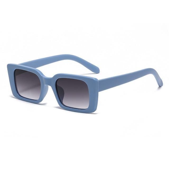 Classic New Rectangle Shape Sunglasses For Women Rectangle Sunglasses for Women 90’s Vintage Shades Square Thick Frame Glasses Luxury Design New Small Square Eyewear Decent Shades