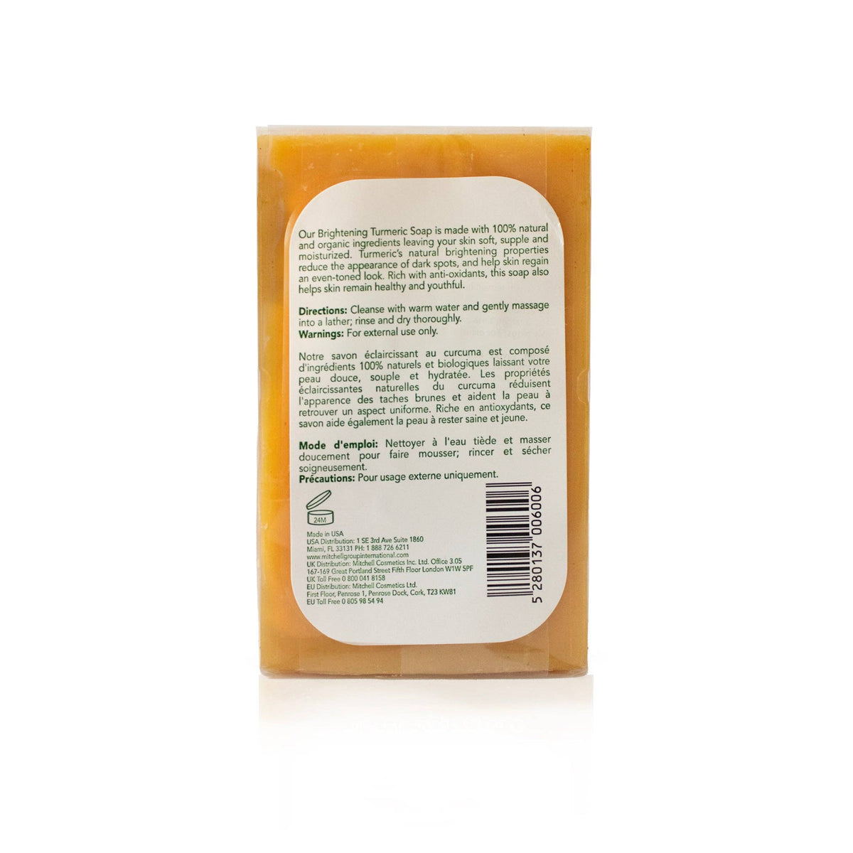Organic Extract Tumeric Soap 200g