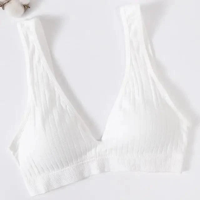 New Comfortable Seamless Sports Bras For Women And Girls Top Female Brassiere Deep V Sexy Women's Underwear Backless