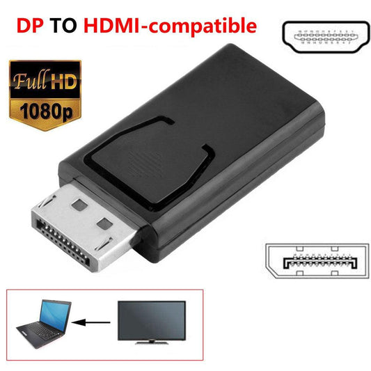 1 /10PCS 4K Hdmi-compatible 1080P Adapter  Revolution DP To HDMI Compatible With PC TV Laptop And Monitor
