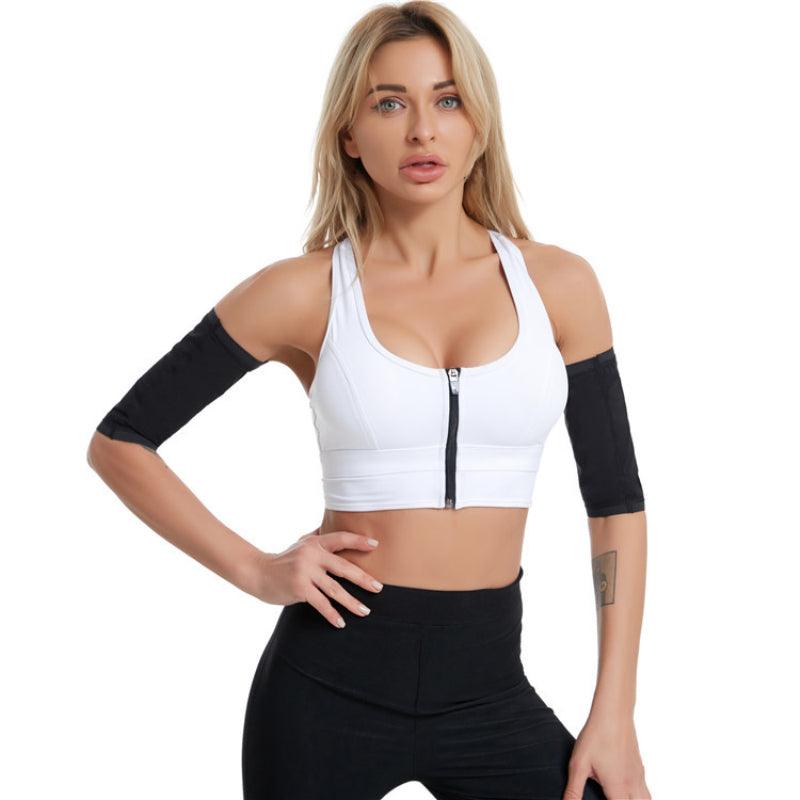 1 Pair Arm Band Women Elastic Compression Arm Shaping Sleeves Anti Cellulite Arm Shapers Cooling Compression Sleeves For Men & Women Arm Cover Protector For Basketball Sport Arm Kit