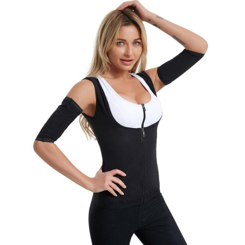 1 Pair Arm Band Women Elastic Compression Arm Shaping Sleeves Anti Cellulite Arm Shapers Cooling Compression Sleeves For Men & Women Arm Cover Protector For Basketball Sport Arm Kit