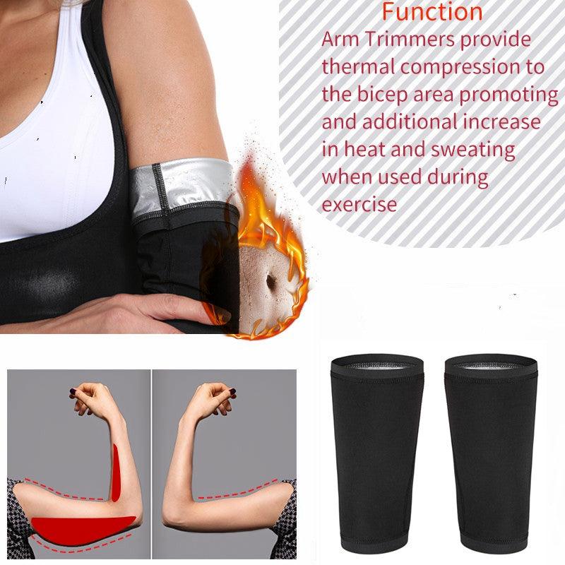 1 Pair Arm Band Women Elastic Compression Arm Shaping Sleeves Anti Cellulite Arm Shapers Cooling Compression Sleeves For Men & Women Arm Cover Protector For Basketball Sport Arm Kit