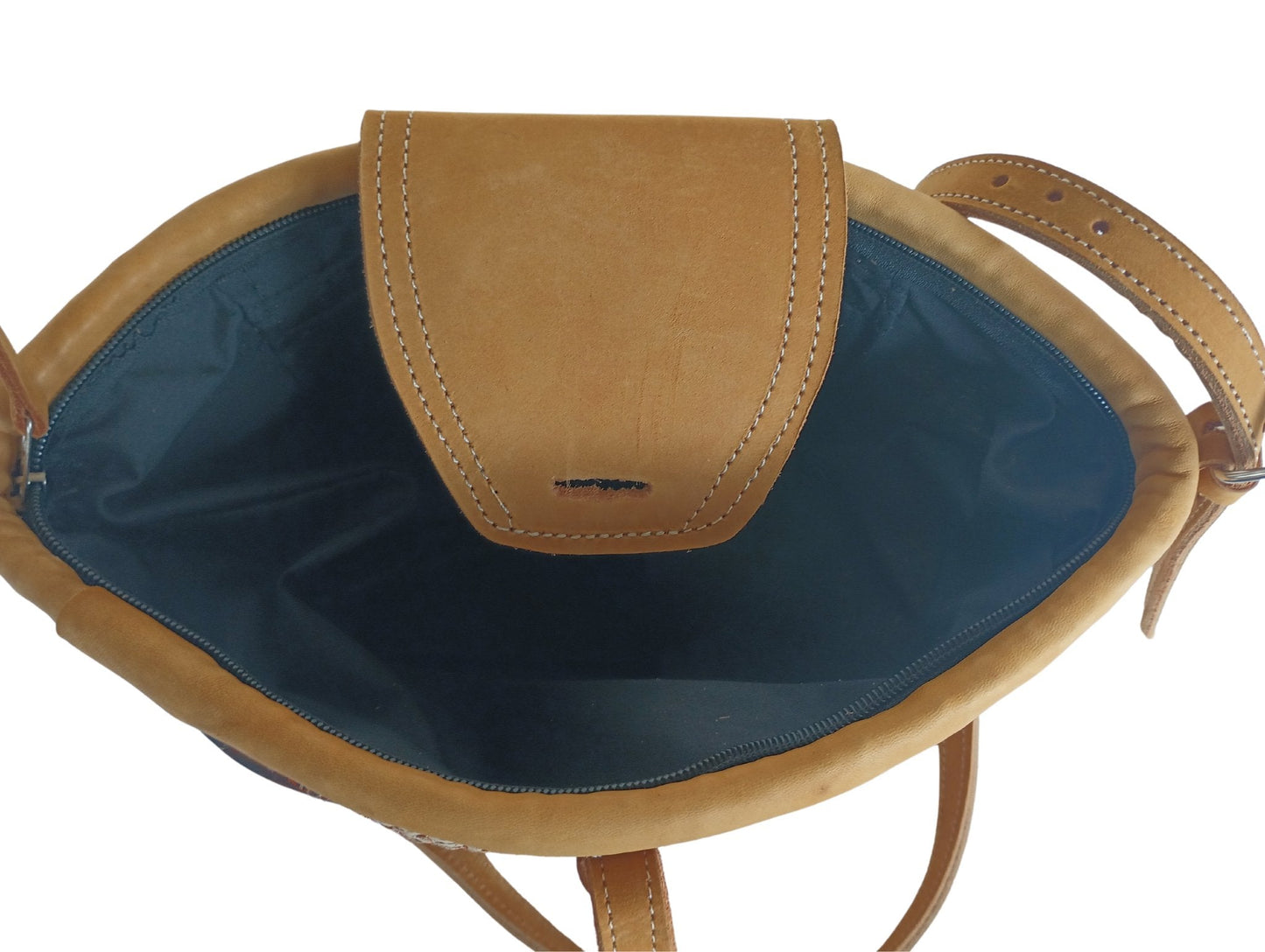 Life Damier Pattern Handwoven Sisal Straw Crossbody Shoulder Bag