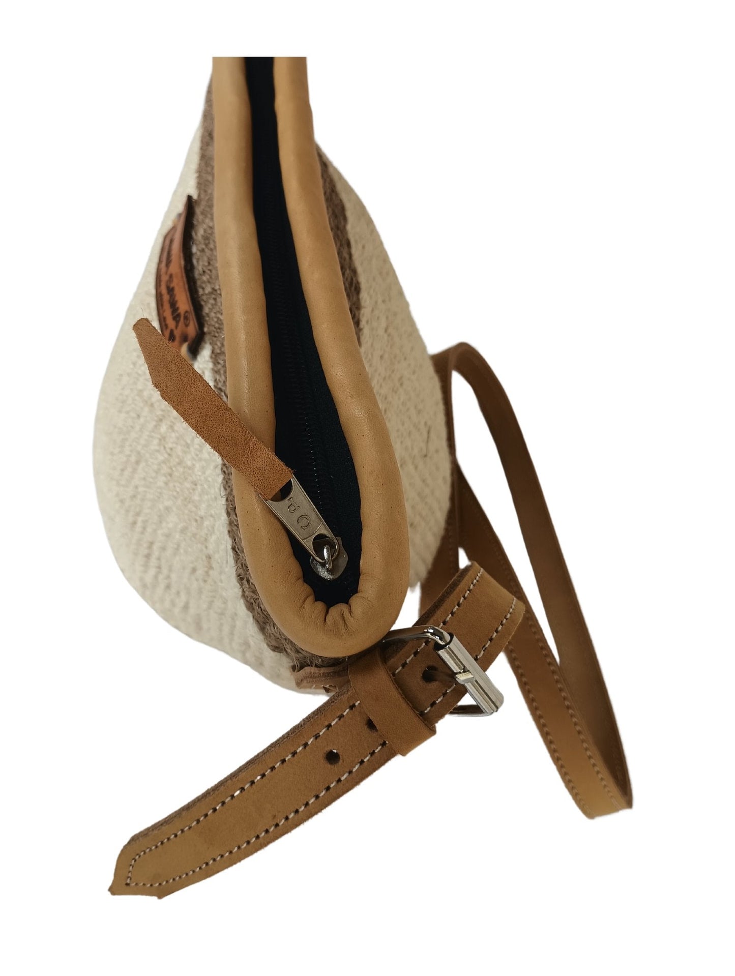 Life Top Handcrafted Sisal Straw Crossbody Bag