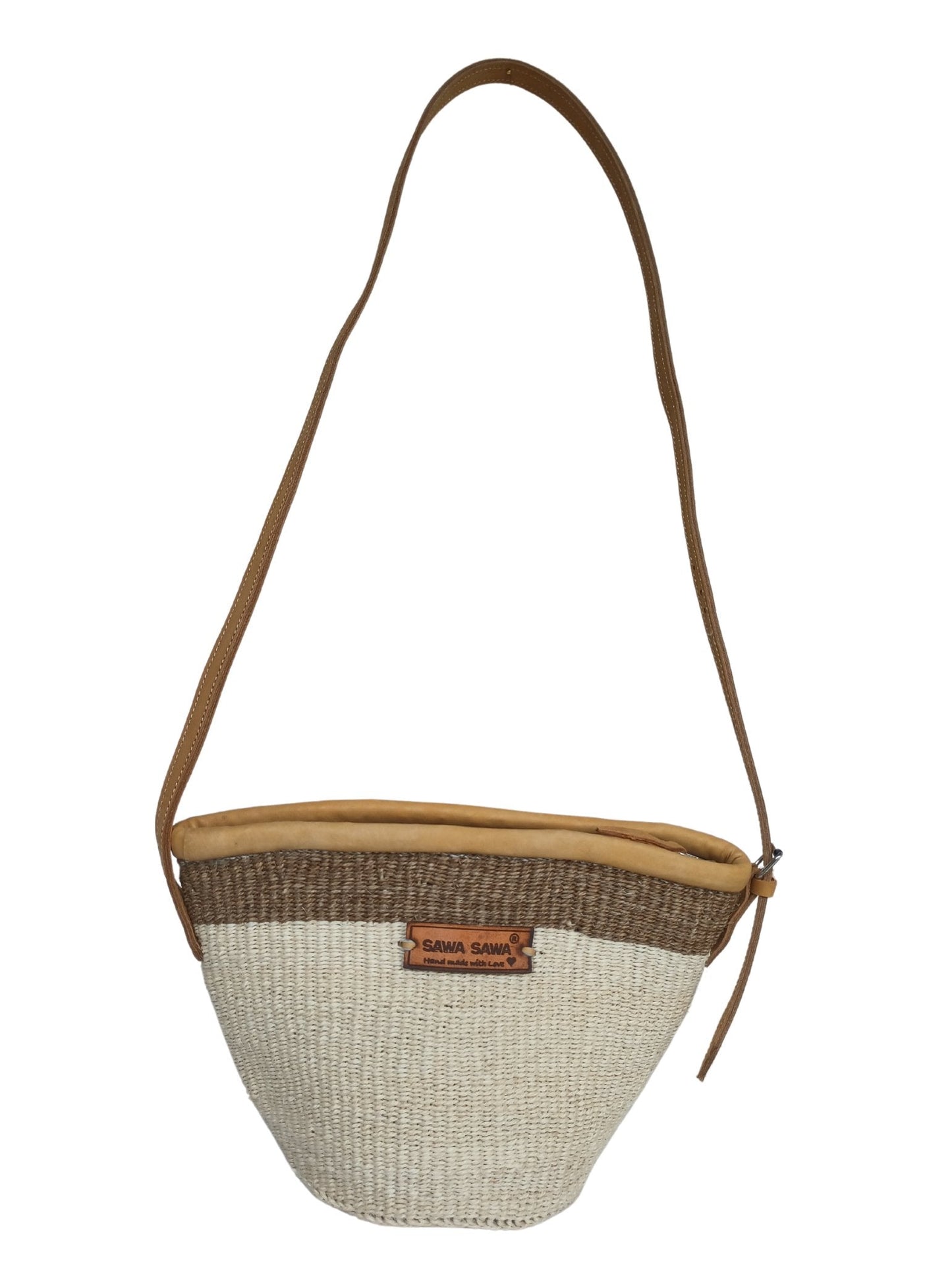 Life Top Handcrafted Sisal Straw Crossbody Bag
