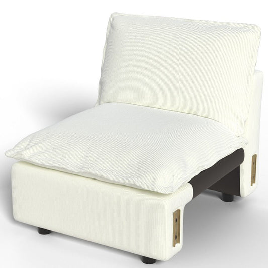 Ainfox Module Sofa Oversized Sectional Sofa White For Living Room