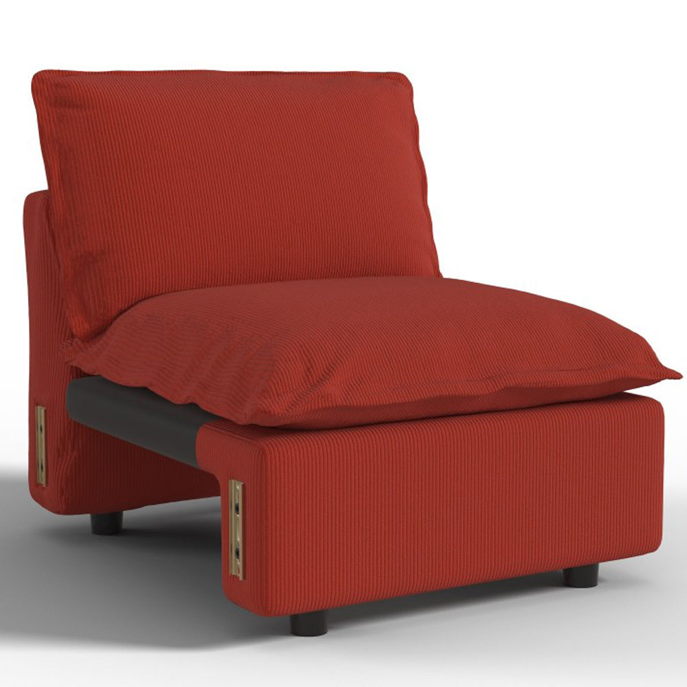 Ainfox Module Sofa Oversized Sectional Sofa Red For Living Room