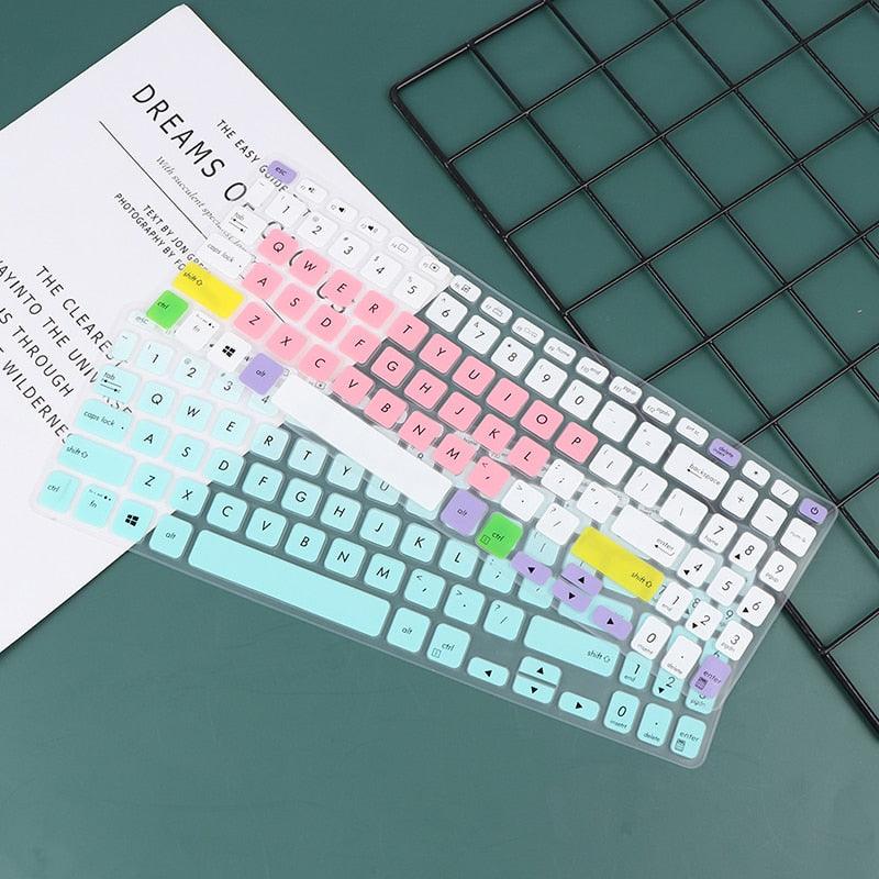 15.6 inch Notebook Laptop Keyboard Cover Protector Keyboard Skin Protector For Gaming Lovers Perfect Fit Silicone Skin Keyboard Covers For Laptops