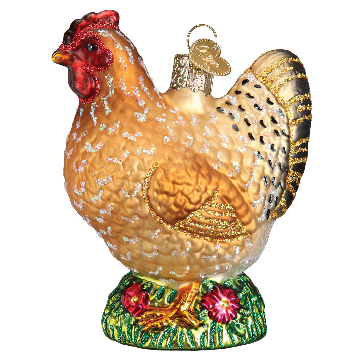 Spring Chicken Christmas Ornament