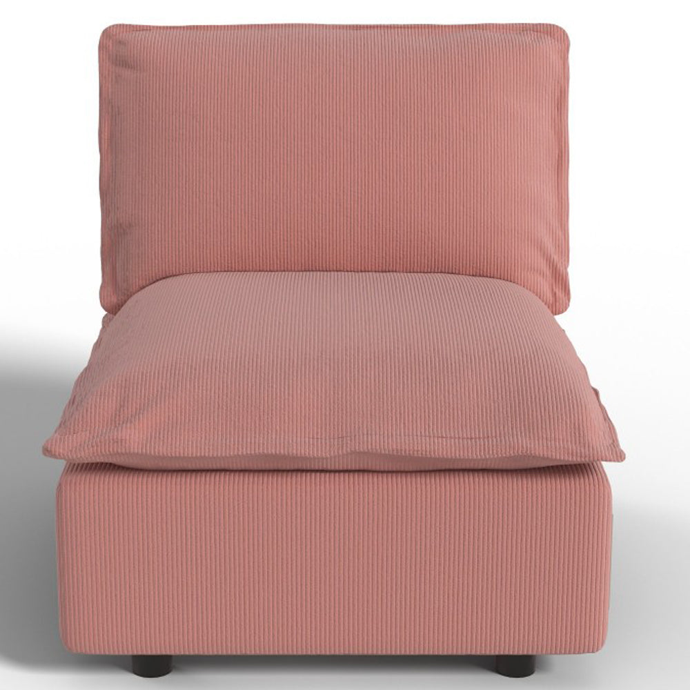 Ainfox Module Sofa Oversized Sectional Sofa Pink For Living Room