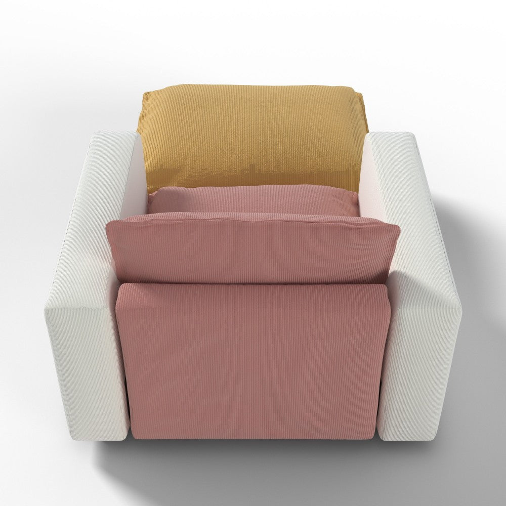 Ainfox Module Sofa Oversized Sleeper Sofa Pink With Ottoman Yellow For Salon,Living Room and etc