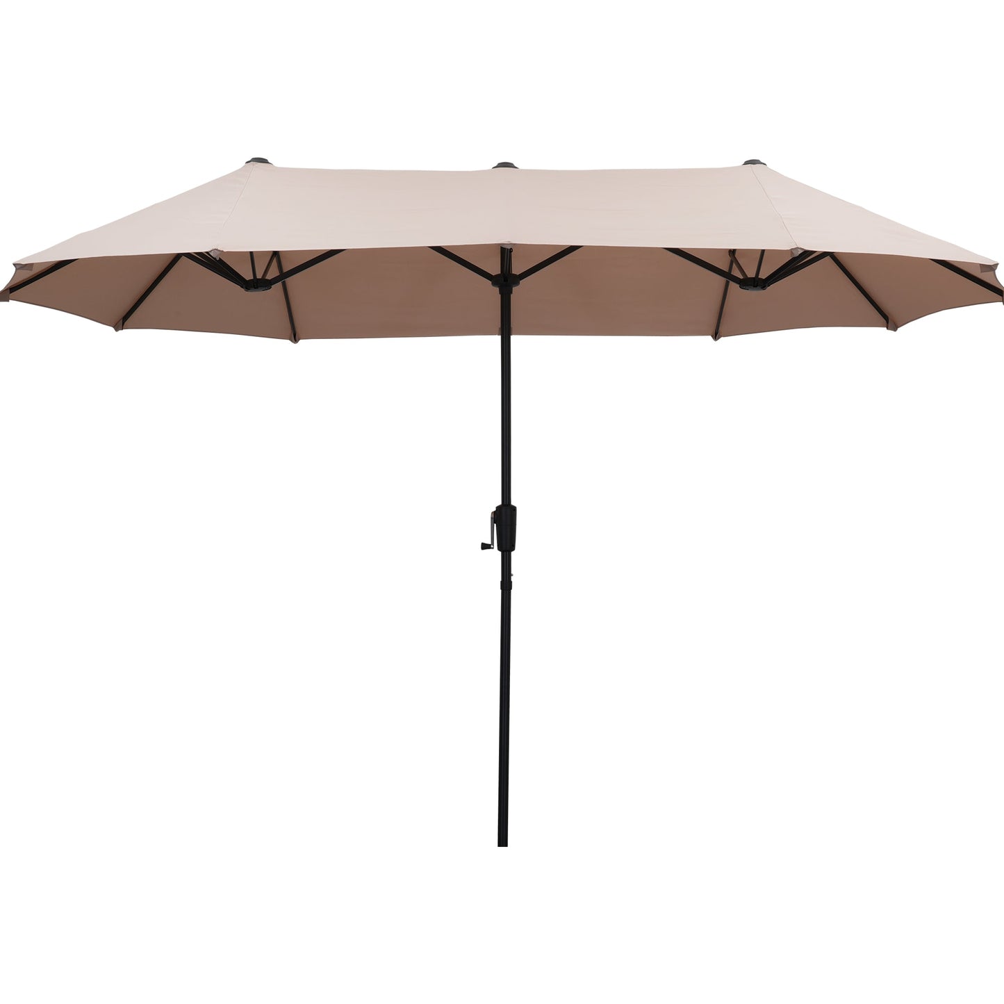Ainfox 13ft Patio Umbrella Outdoor Two Layers Market Extra Large Table Umbrella