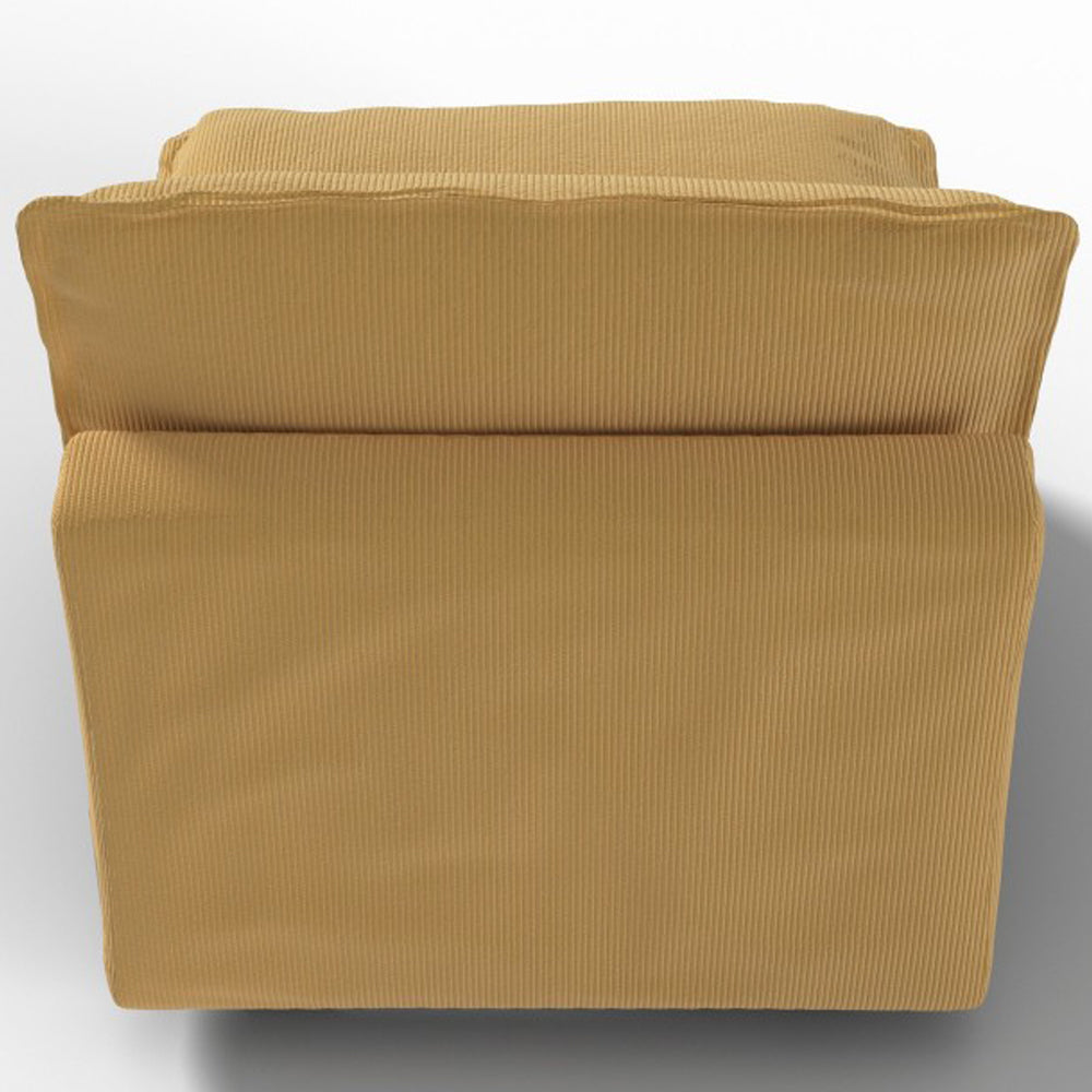 Ainfox Module Sofa Oversized Sectional Sofa Yellow For Living Room